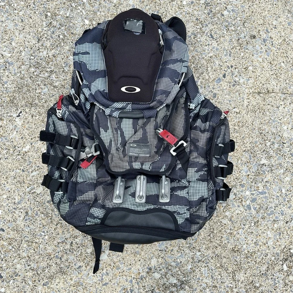 Oakley Kitchen Sink Backpack Camo Tactical Laptop Bag Streetwear Rare Colorway